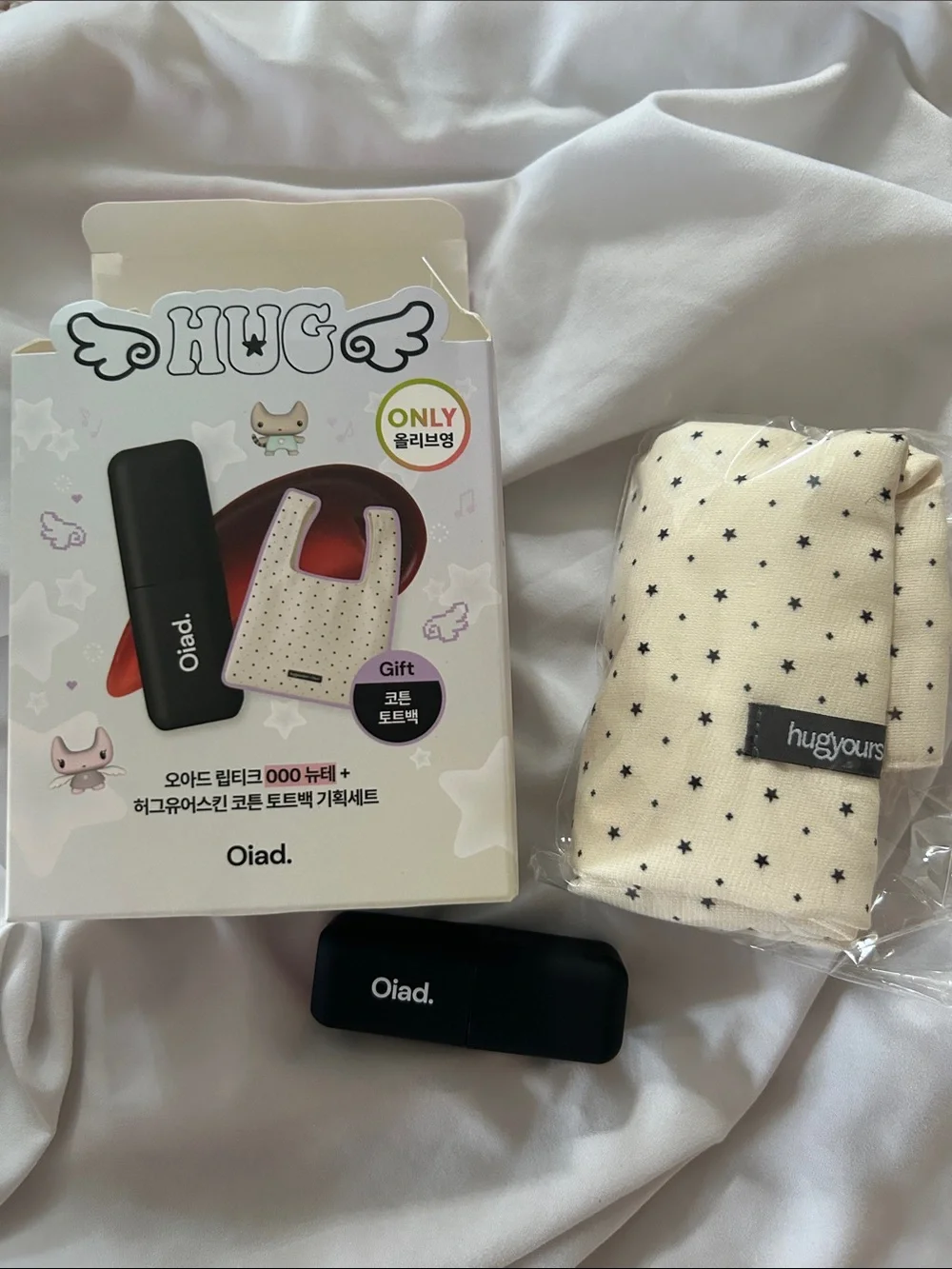 K-beauty) Oiad lip tattoo tint + tote